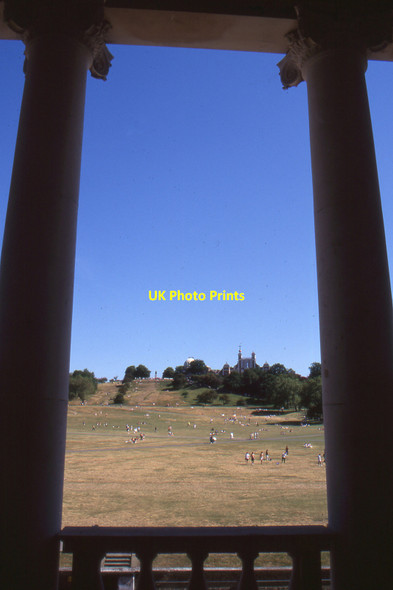 Photo 6"x4" Greenwich Park and the Observatory, from the Maritime Museum colonnade Greenwich\/TQ3977 c1996