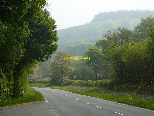 Photo 6"x4" A483 lay-by view Old Neuadd c2012