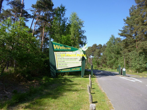 Photo 6"x4" Moors Valley Country Park, entrance sign Ashley Heath\/SU1104 c2012