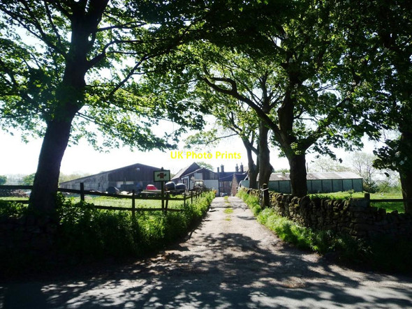 Photo 6"x4" Entrance to Manor Farm Ipstones c2012