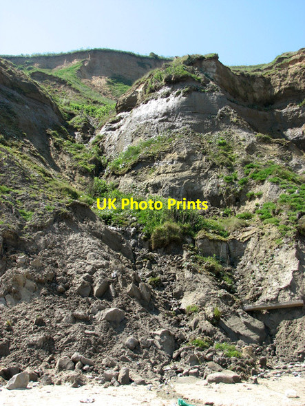Photo 6"x4" Water trickling down cliff face Cliftonville\/TG3037 c2012