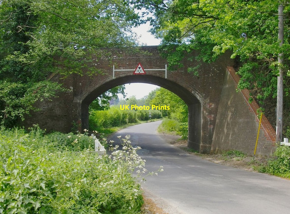 Photo 6"x4" Former railway bridge, near Alderholt Fordingbridge c2012
