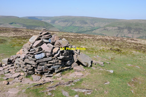 Photo 6"x4" Cairn near Chwarel y Fan Capel-y-ffin c2012
