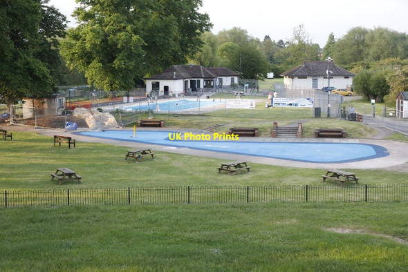 Photo 6"x4" A concrete pool Wallingford c2012