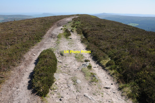 Photo 6"x4" Path on Chwarel y Fan Capel-y-ffin c2012