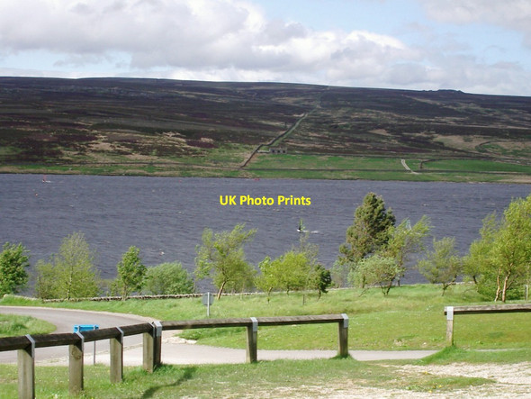 Photo 6"x4" Grimwith Reservoir, Yorkshire Skyreholme c2005