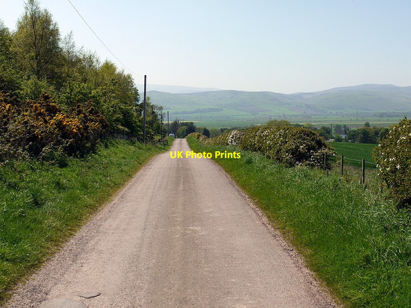 Photo 6"x4" Minor road from Doddington to Wooler Golf Club Doddington\/NT9932 c2012