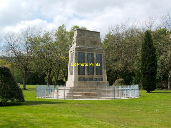 Photo 6"x4" Bonhill Parish War Memorial Alexandria c2012
