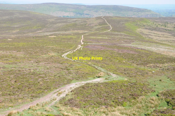 Photo 6"x4" Path across Bal Bach Llanthony c2012