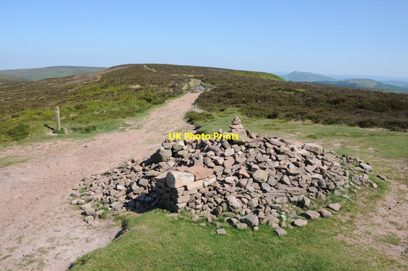 Photo 6"x4" Cairn on Bal-Bach Llanthony c2012