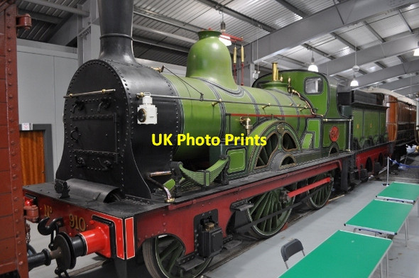 Photo 6"x4" NER 2-4-0 No 910 - 1875 Shildon\/NZ2326 c2011