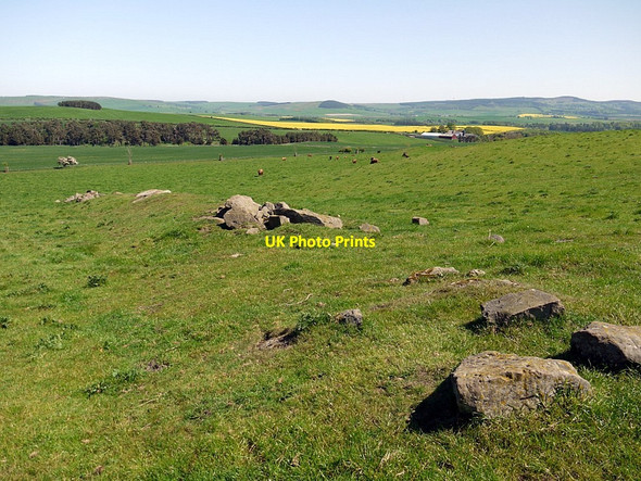 Photo 6"x4" Rocky ridge above West Horton East Horton c2012