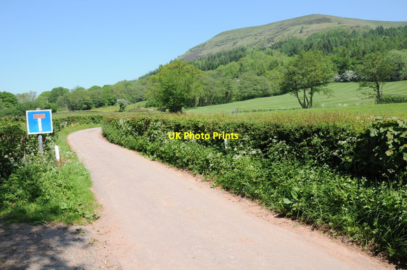 Photo 6"x4" No through road in the Vale of Ewyas Llanthony c2012