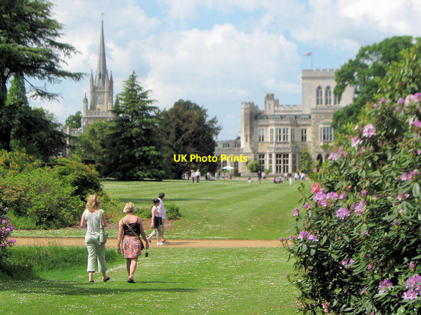 Photo 6"x4" Where the Bridge over the Moat should be. Ashridge House Little Gaddesden c2009
