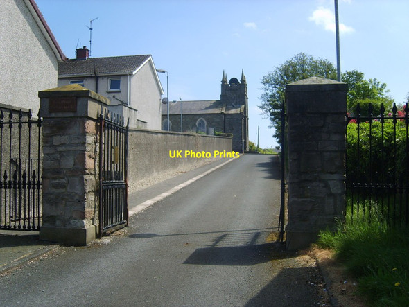 Photo 6"x4" Gateway and Driveway leading to Ballyphilip Anglican Church Portaferry c2012