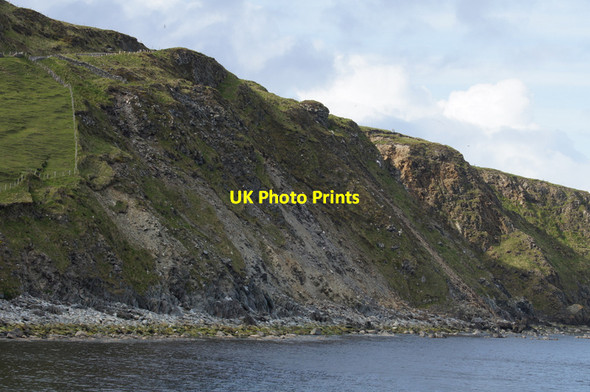 Photo 6"x4" The Cliffs, Norwick Kirkaton c2012