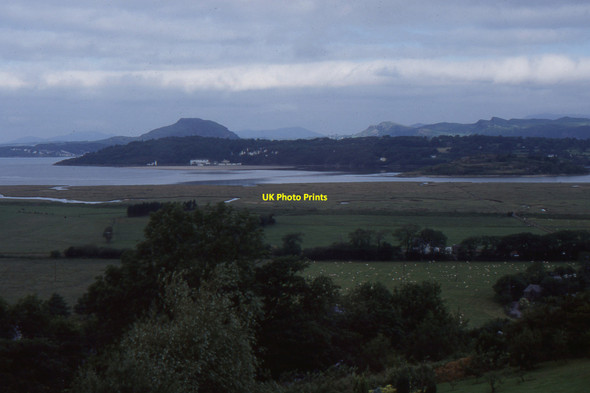 Photo 6"x4" Talsarnau: view westwards to Traeth Bach Bryn Bwbach c1996