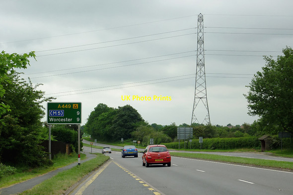 Photo 6"x4" The A449 south-east of Stourport, Worcestershire Crossway Green\/SO8468 c2012