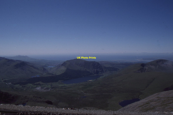Photo 6"x4" Snowdon: looking west from Bwlch Glas Gwastadnant c1996