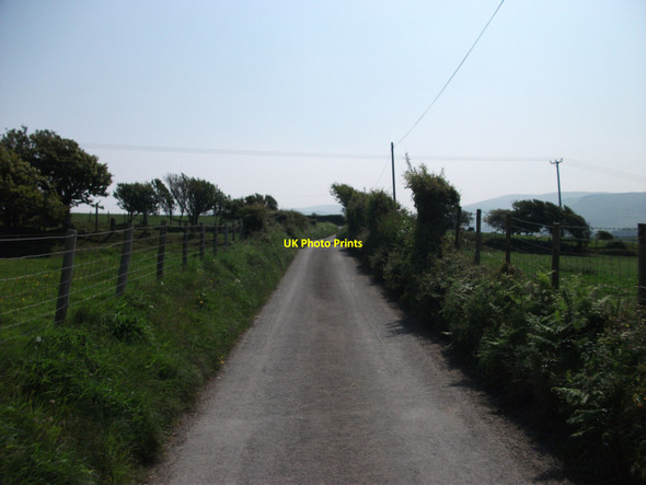 Photo 6"x4" Country lane by the sea Bryncrug c2012