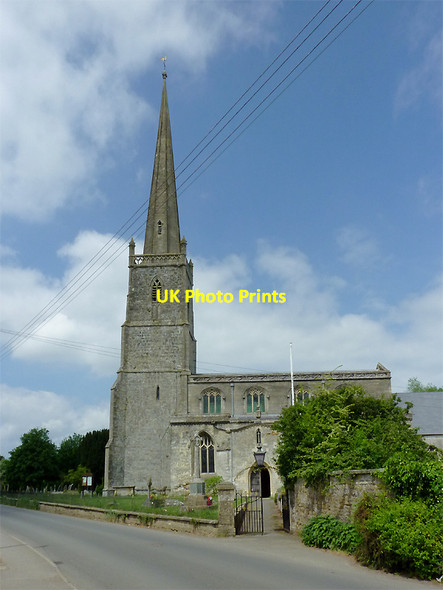 Photo 6"x4" St John's Road and Church at Slimbridge, Gloucestershire Cambridge\/SO7403 c2012