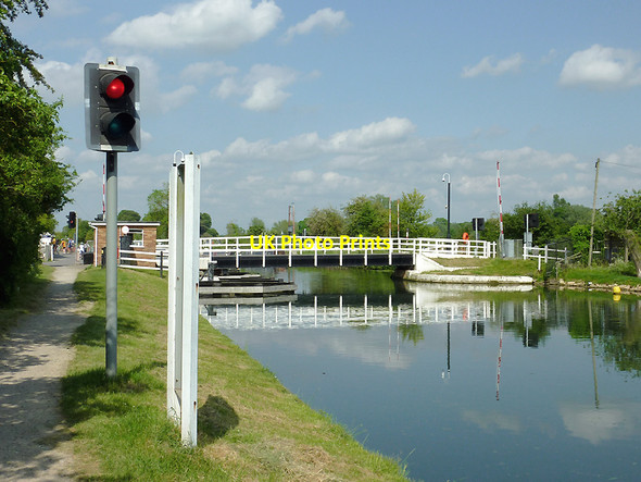 Photo 6"x4" Canal and swing bridge near Saul, Gloucestershire Wheatenhurst c2012