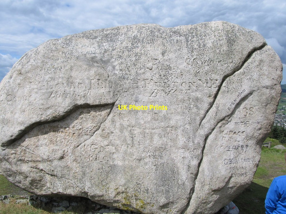 Photo 6"x4" The 30 ton Cloughmore Stone Rostrevor c2012