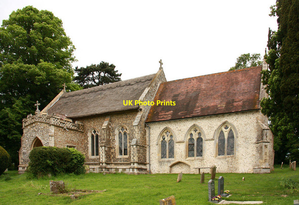 Photo 6"x4" St Mary, Coney Weston Fen Street\/TL9879 c2012