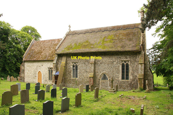Photo 6"x4" St Mary, Coney Weston Fen Street\/TL9879 c2012