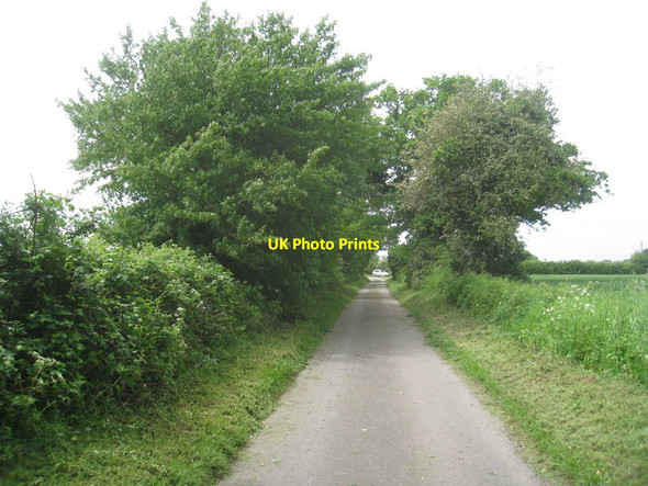 Photo 6"x4" Lane to Brandiston Common Brandiston c2012