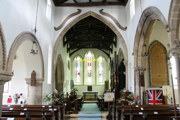 Photo 6"x4" Interior, All Saints' church, Coleby Coleby\/SK9760 c2012