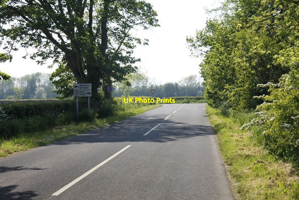 Photo 6"x4" Junction ahead Garlieston c2012