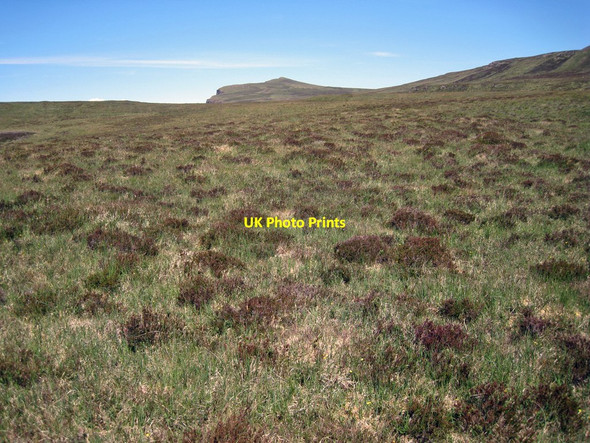 Photo 6"x4" Moorland west of Ben Skriaig Lower Milovaig c2012