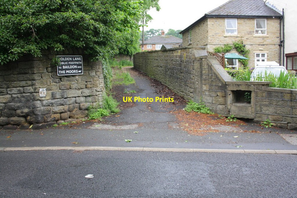 Photo 6"x4" Holden Lane at junction with Station Road Baildon c2012