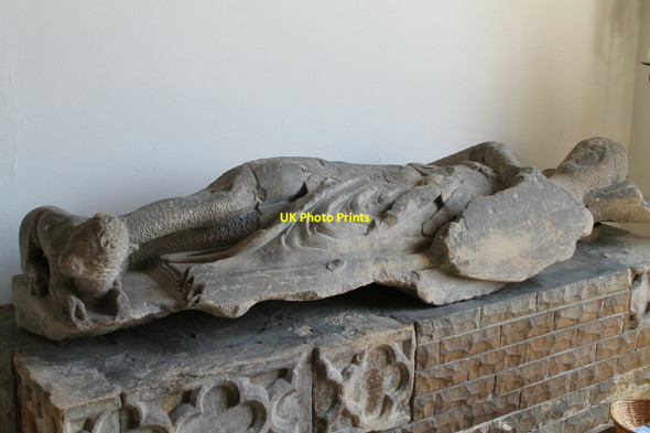 Photo 6"x4" Knight Effigy, St Genewys, Scotton Scotton\/SK8899 c2012