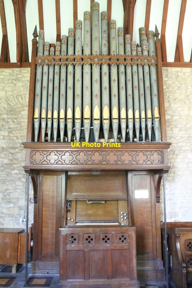 Photo 6"x4" Organ, St Genewys church, Scotton Scotton\/SK8899 c2012