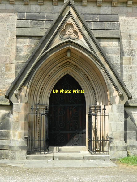 Photo 6"x4" Vestibule doorway, All Saints Church Alderwasley c2012