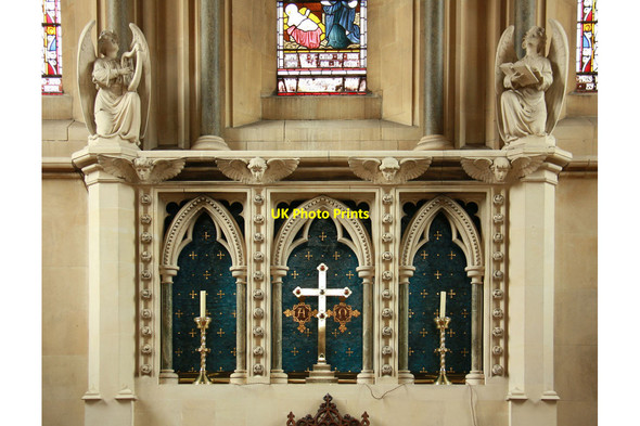 Photo 6"x4" St Andrew, St Andrew's Road, Leytonstone - Reredos Wanstead c2012