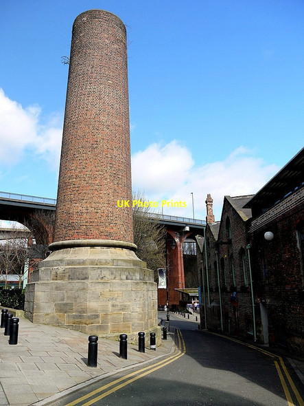 Photo 6"x4" Lime Street Chimney, Ouseburn Newcastle upon Tyne c2010