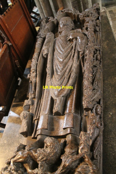 Photo 6"x4" Bishop Hugh de Northwold, Ely Cathedral Ely\/TL5480 c2012