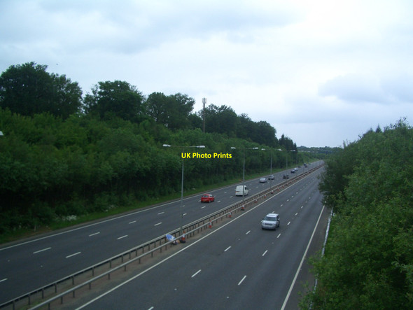 Photo 6"x4" A23 Carriageway Handcross c2012