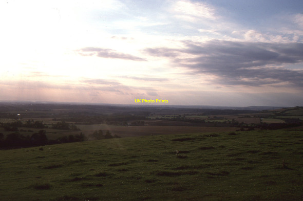 Photo 6"x4" Farthing Common: view towards Romney Marsh Skeete c1996