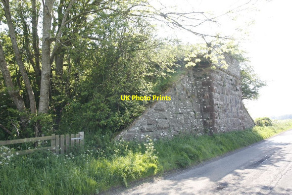 Photo 6"x4" One side of the bridge Garlieston c2012