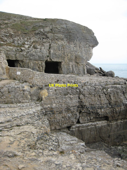 Photo 6"x4" Tilly Whim Caves Swanage c2012