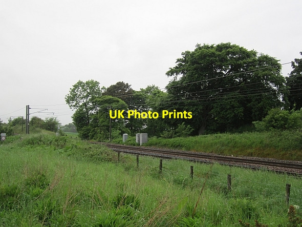 Photo 6"x4" Railway west of Edinburgh Burnwynd c2012