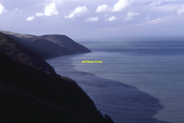 Photo 6"x4" Countisbury Cliffs from the east Leeford\/SS7748 c1998