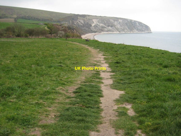 Photo 6"x4" The coast path at New Swanage Swanage c2012