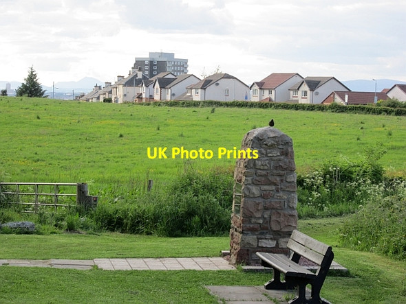 Photo 6"x4" Memorial cairn Dalton\/NS6658 c2012