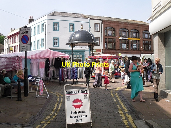 Photo 6"x4" Market day in Whitehaven Whitehaven\/NX9718 c2012
