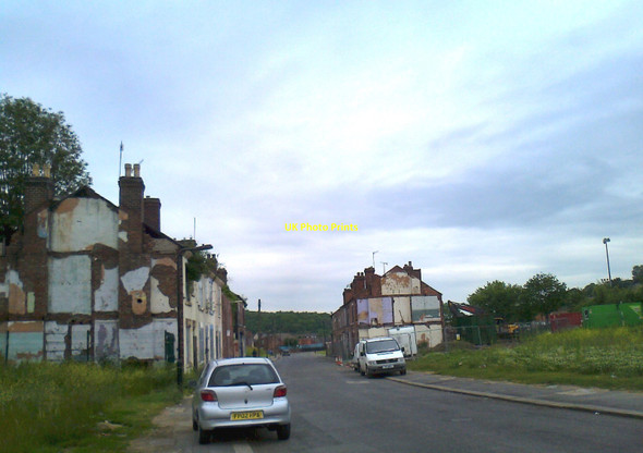 Photo 6"x4" Awaiting demolition Fir Vale c2012